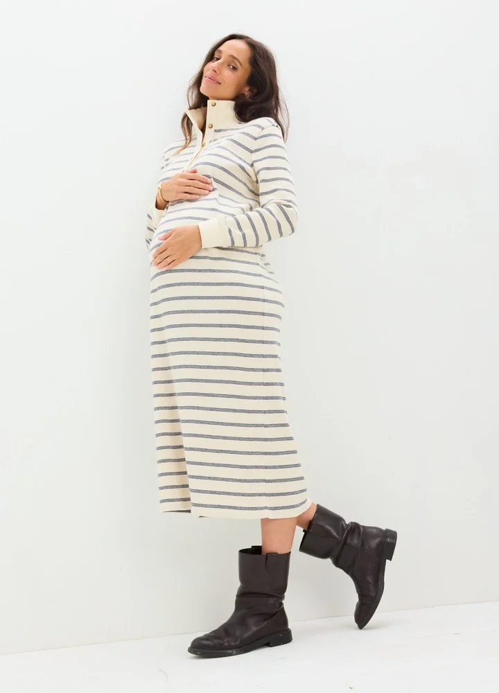The Eva Waffle Nursing Dress