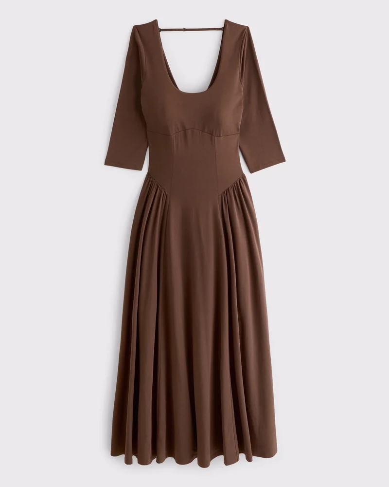 Dylan Bra-Fre 3/4 Sleeve Knit Midi Dress