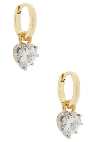 Heart Georgian Cut Earring