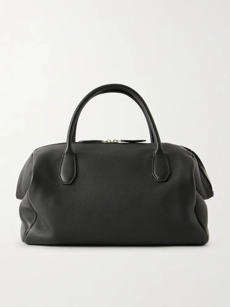 faye textured leather tote