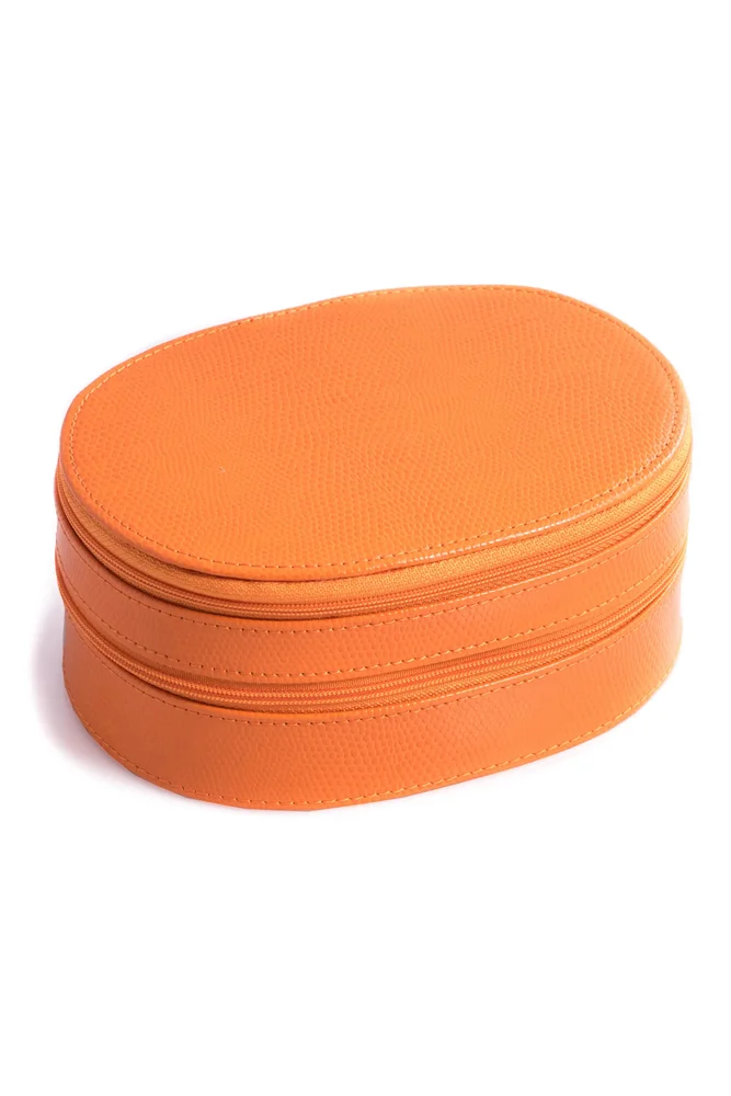 Leather Travel Jewelry Case
