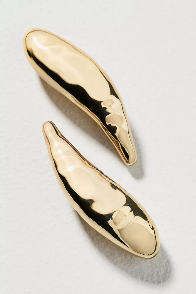 Liquid Luxe Gold Barrettes, Set of 2