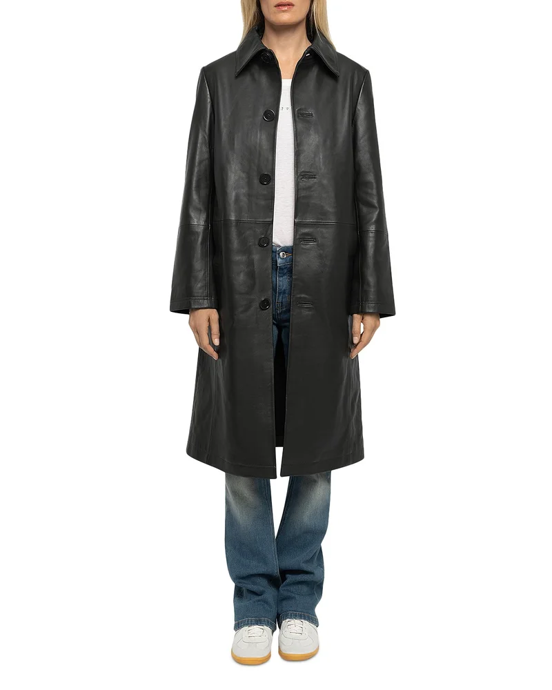 Mentlyr Leather Coat