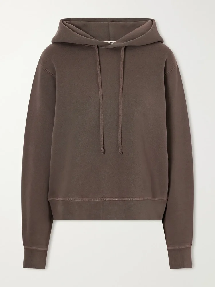 Cotton-jersey hoodie