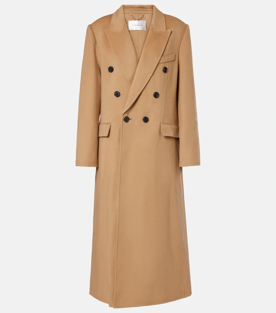 Wool and cashmere coat