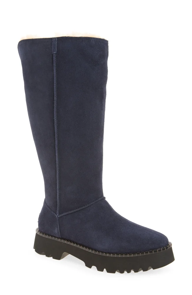 Uptowner Tall Boot in Navy