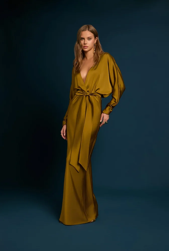 Erica V-Neck Maxi Dress