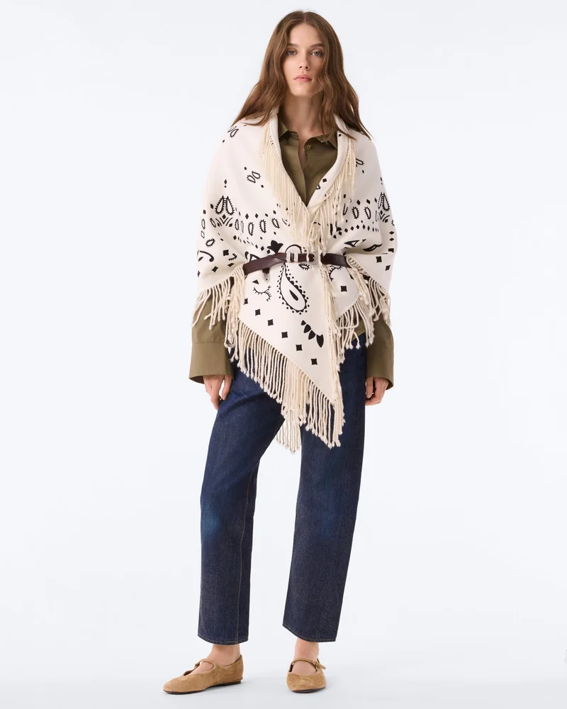 Shawl Sohare Bandana white