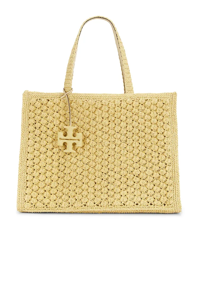 Ella Hand Crochet Popcorn Stitch Large Tote Bag