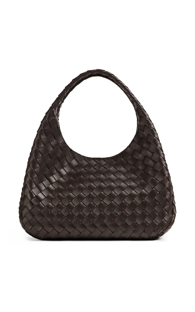 Medium Campana Intrecciato Leather Bag