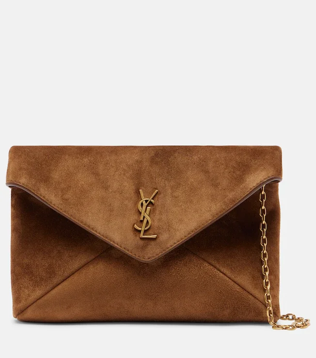 Cassandre Small suede pouch