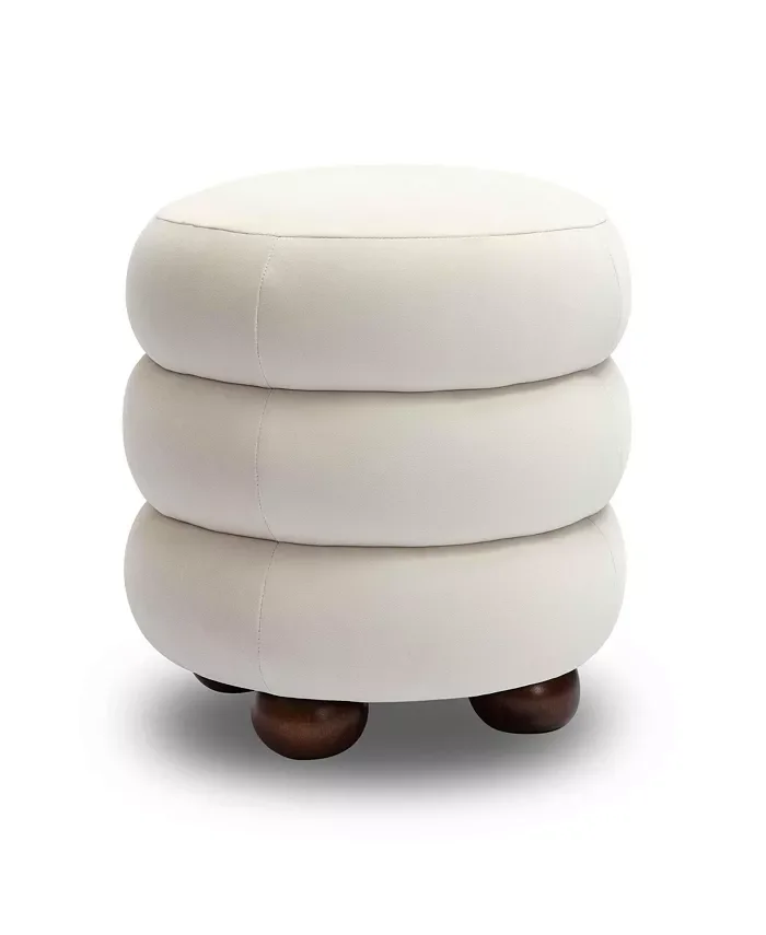 Stefanie Velvet Ottoman