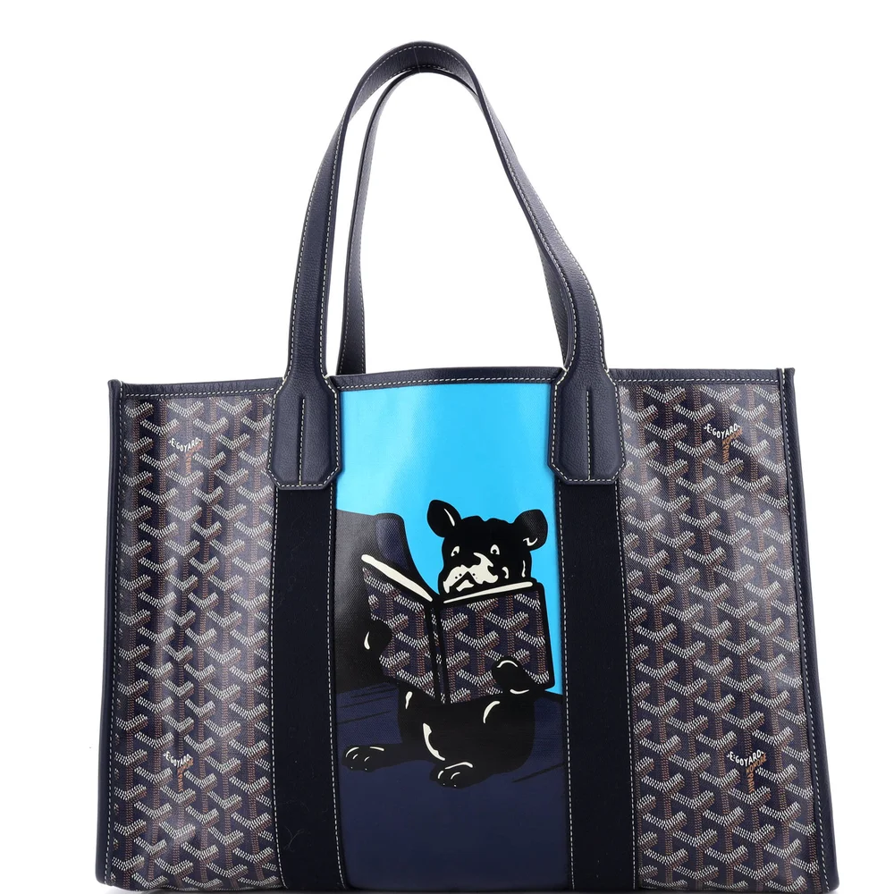 Pre-Owned Villette Tote Printed Coated Canvas MM in Blue