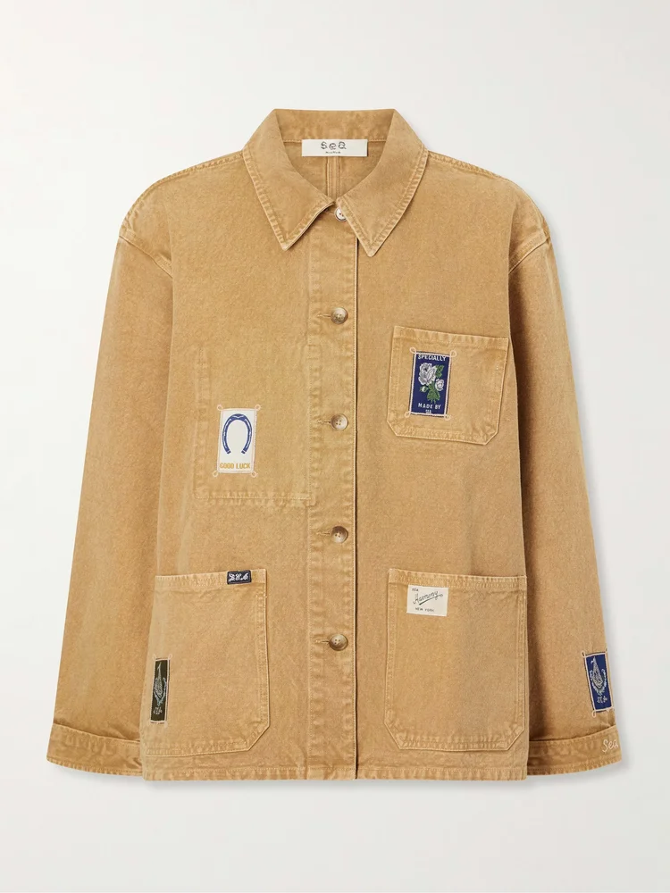 Winslow patch-detailed denim jacket