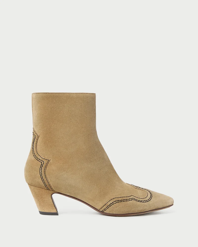 Harlan Sand Suede Ankle Boot