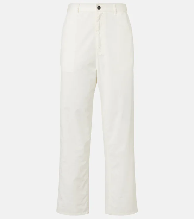 Sharka cotton and cashmere wide-leg pants