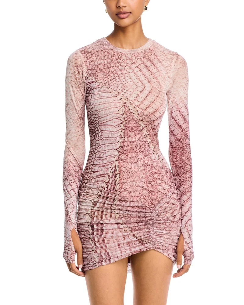 Mirza Ruched Mini Dress