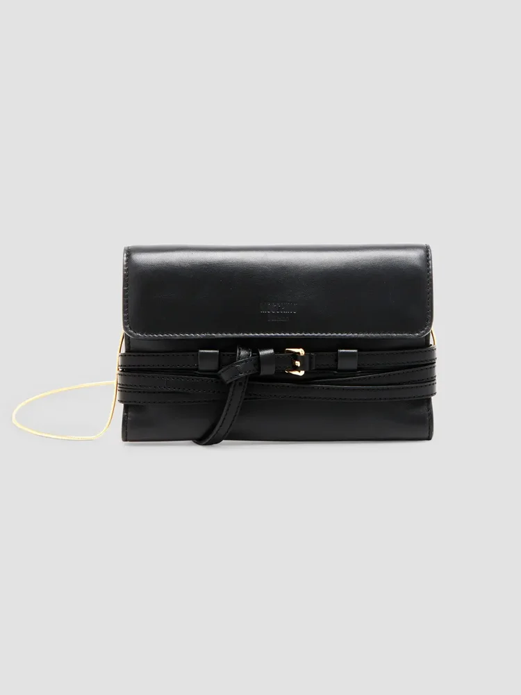 Tie Me Leather Wallet On Chain