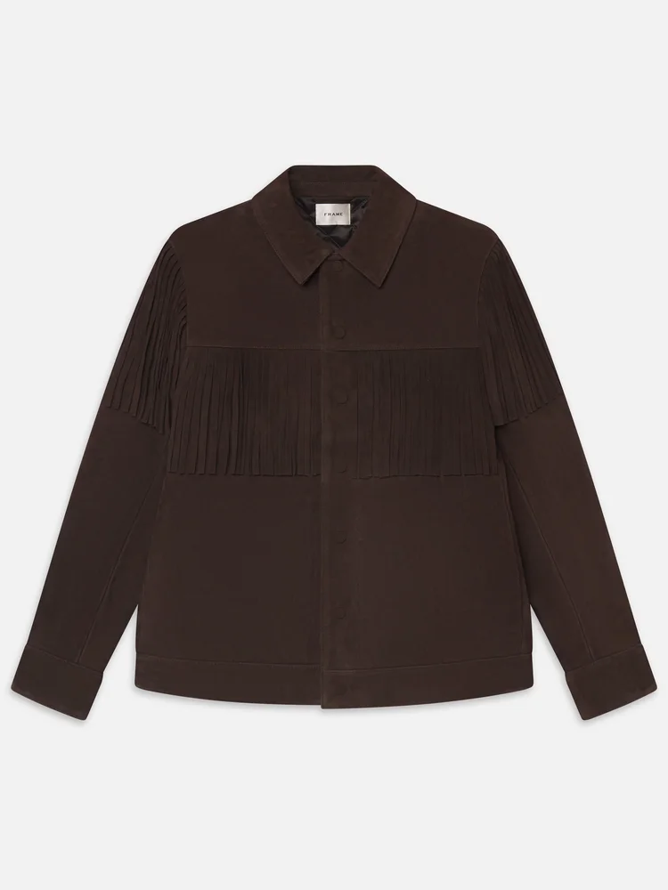 The Suede Rodeo Jacket -- Chestnut