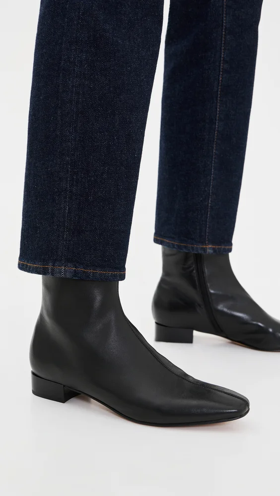 Tarine Leather Booties