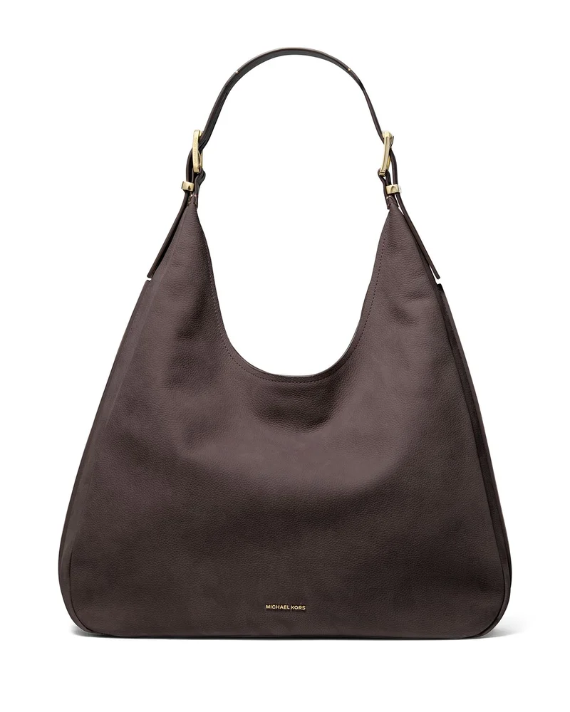 Nolita Large Leather Hobo Shoulder Bag