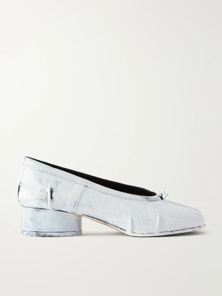 Tabi 30 split-toe leather pumps