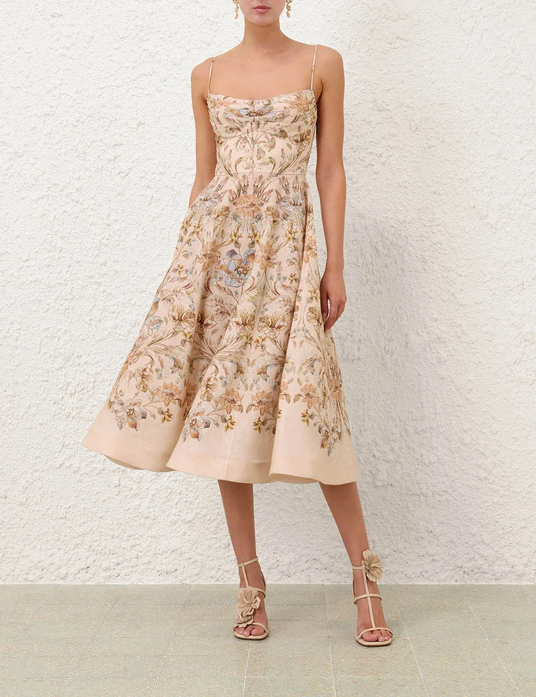 Ascent Tuck Midi Dress