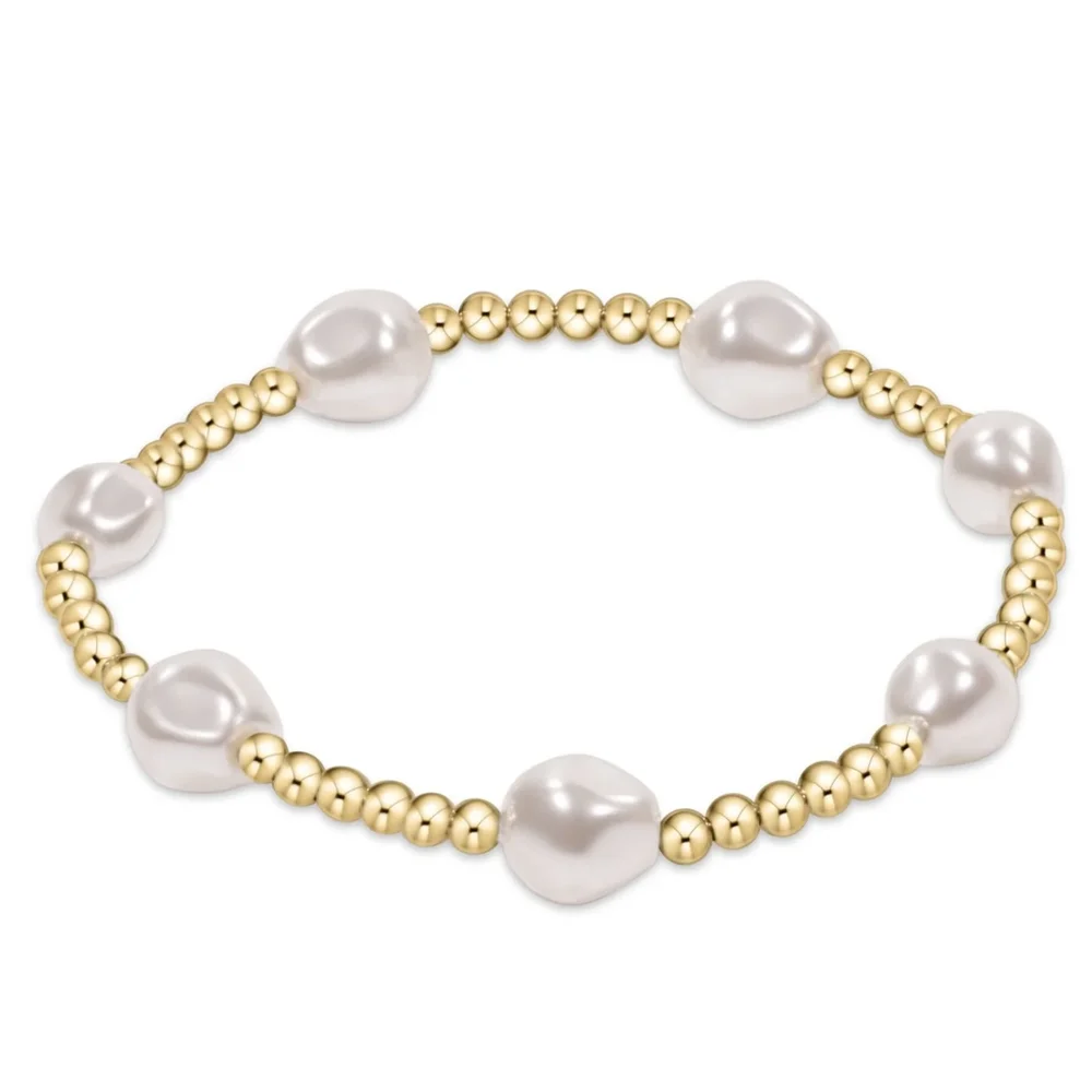 Admire Pearl 3mm Gold Bracelet