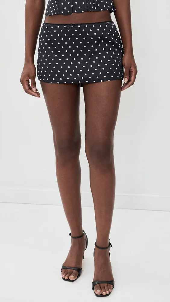 Lucia Satin Skirt