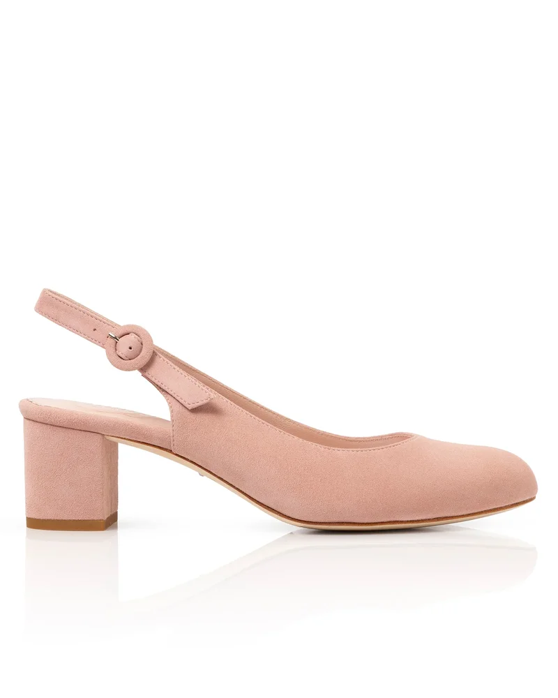 Katie Misty Rose Suede Slingback