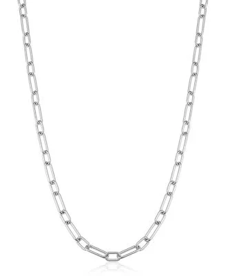 OradinaSterling Silver Rhythm Link Choker, 14"
