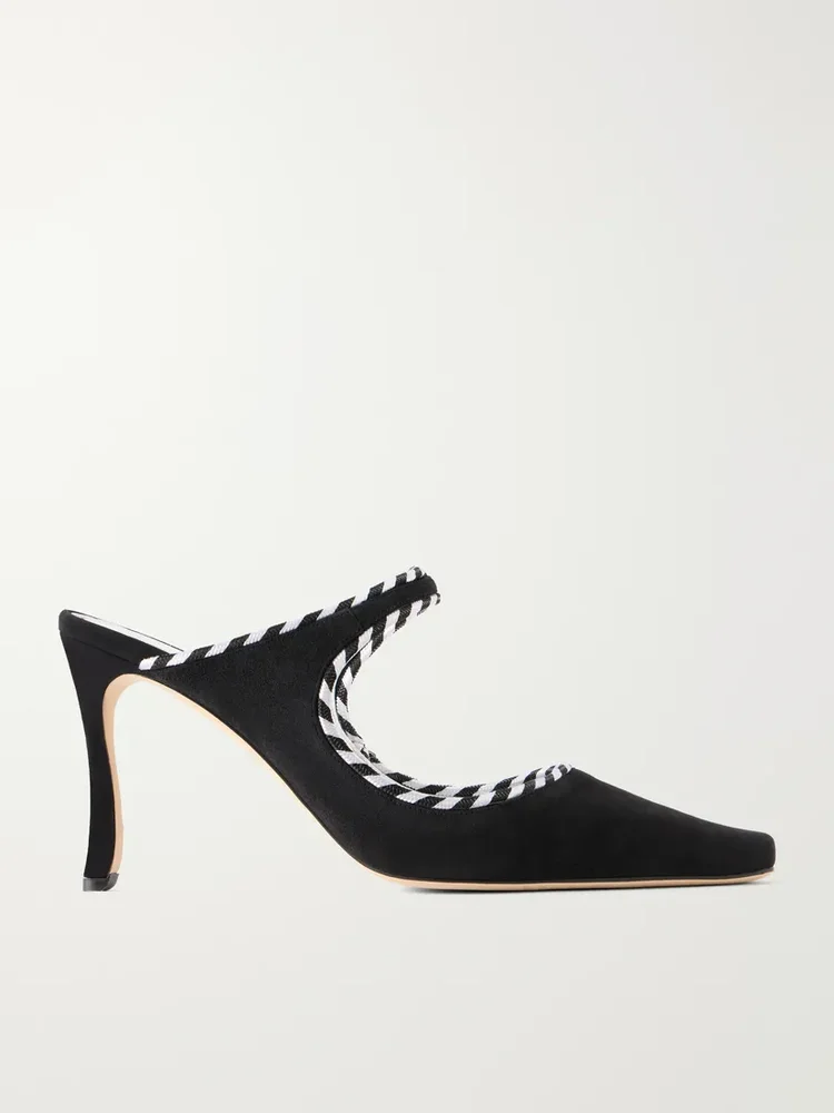 Pura 90 suede mules