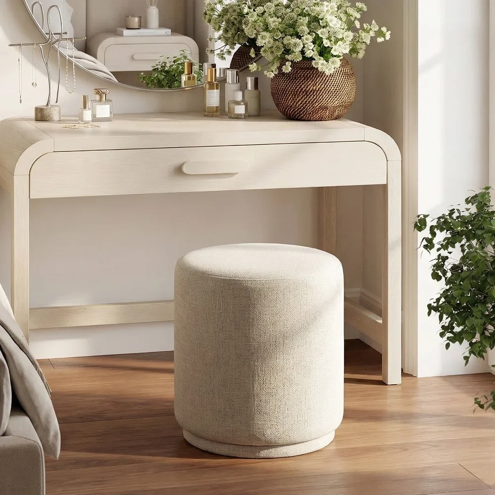18.5" Round Swivel Vanity Stool