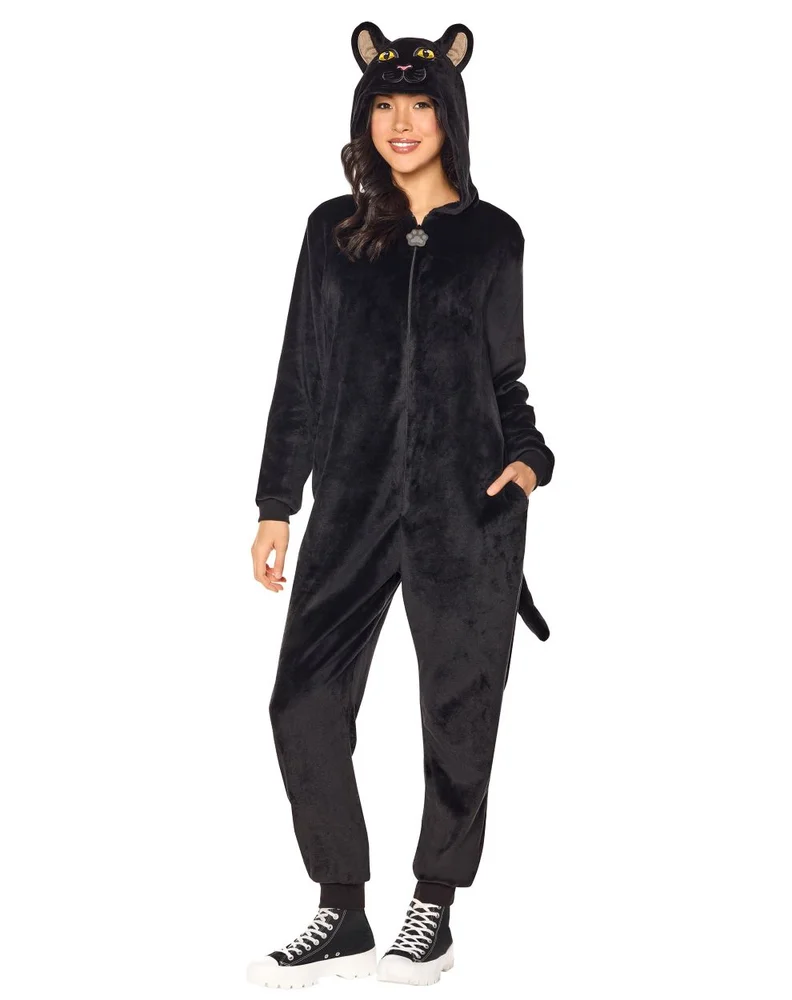Black Cat Jumpsuit Costume