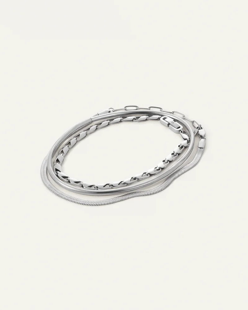 Modern Anklet Stack