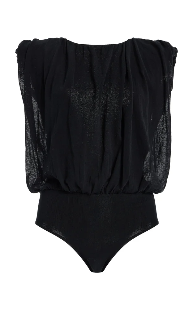 Draped Knit Top