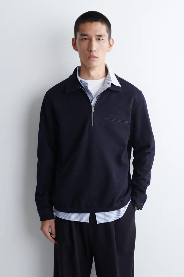 QUARTER-ZIP JUMPER