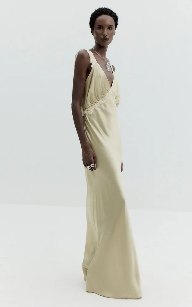 Lucerina Silk-Blend Maxi Dress