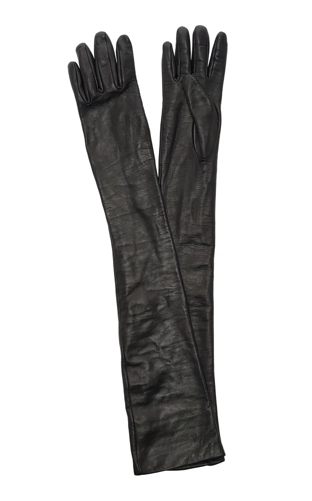 Extra-Long Leather Gloves