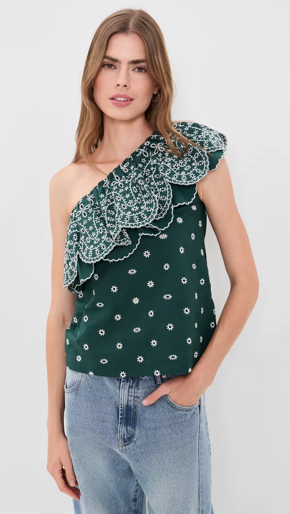 Kath Scallop Edge Top