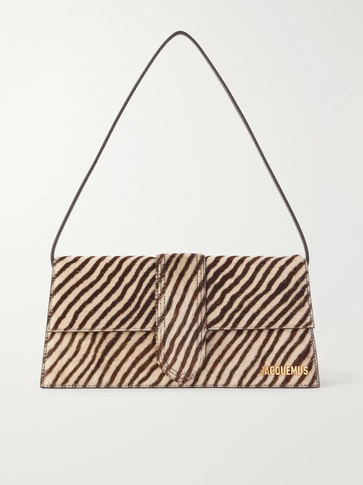 Le Bambino animal-print calf hair shoulder bag