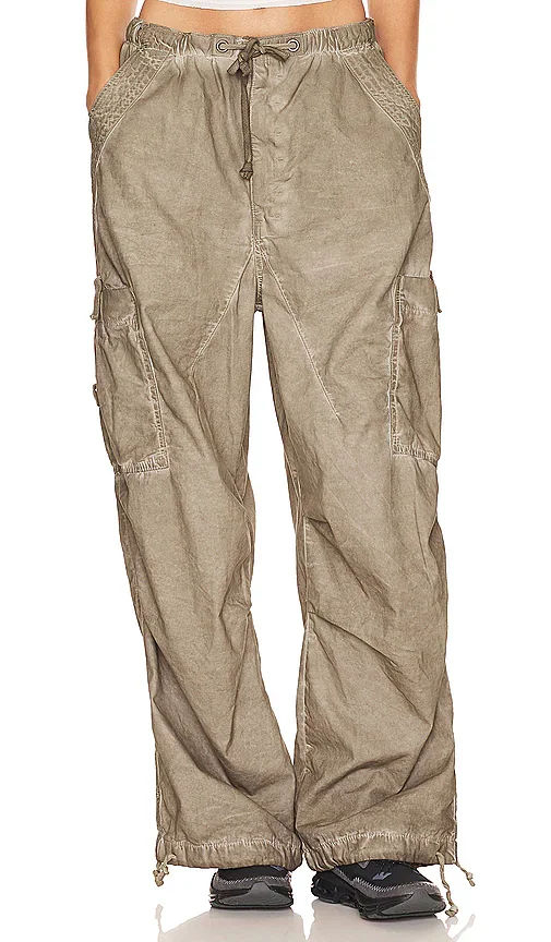 Oil Wash Parachute Pants Jaded London
