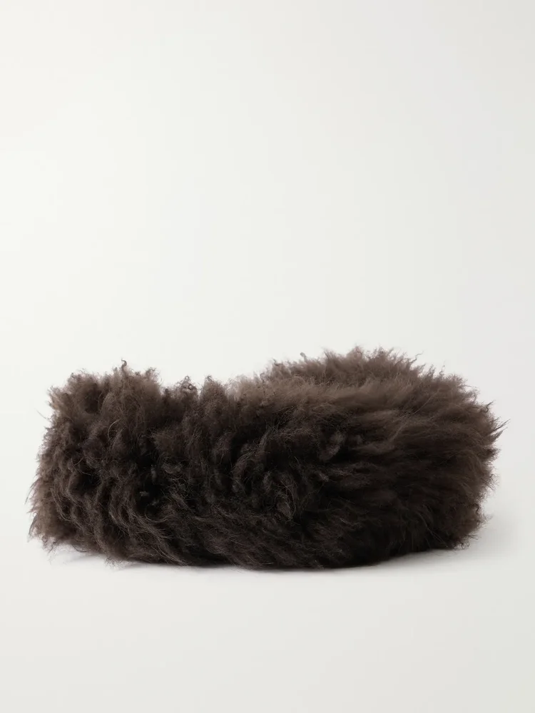 Shearling headband