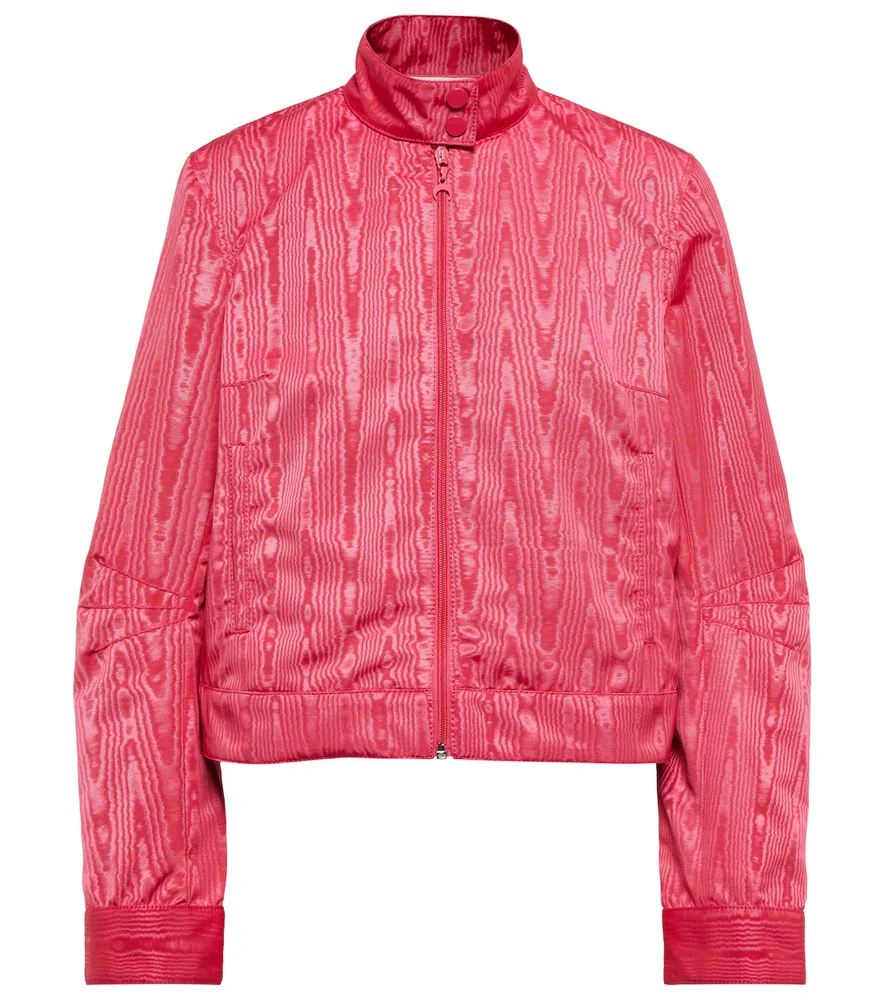 Boxy Moire track jacket