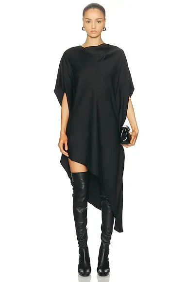 Sadia Cape Mini Dress