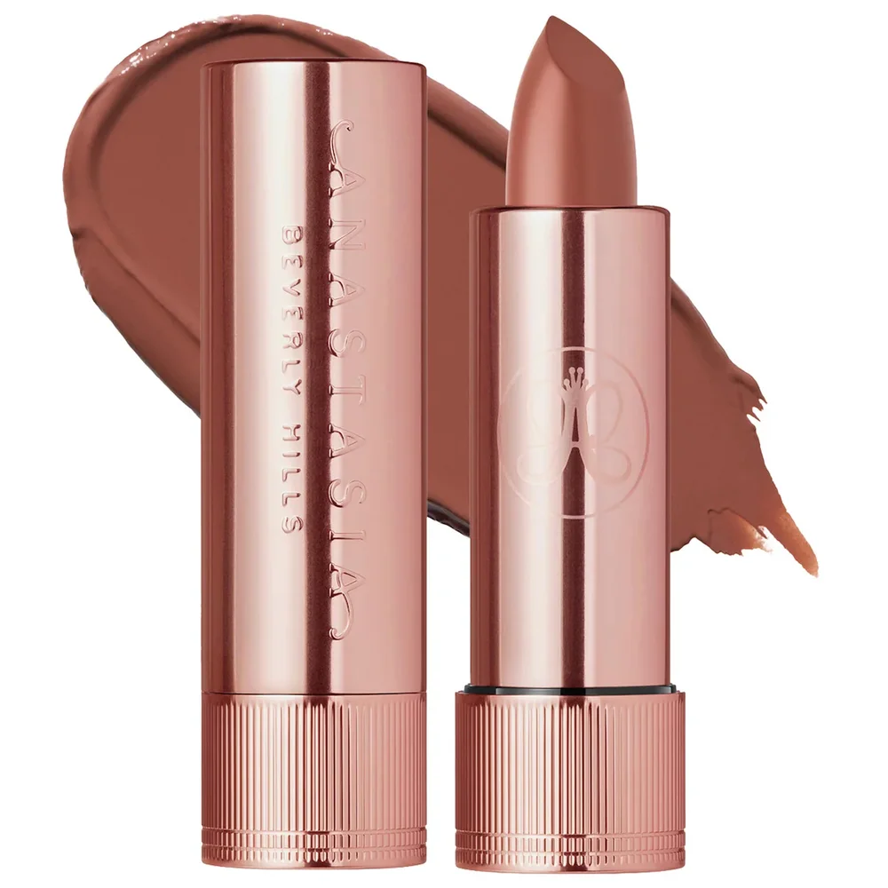 Full-Pigment Matte & Satin Velvet Lipstick in Rose Brown