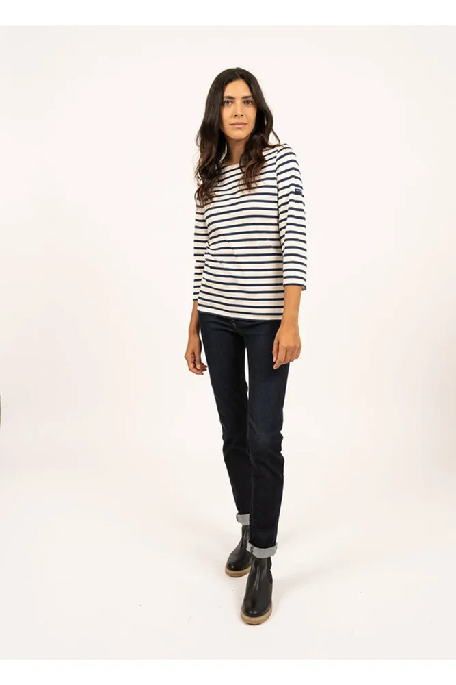 Saint James — GALATHEE II ¾ Sleeve Breton Striped Top