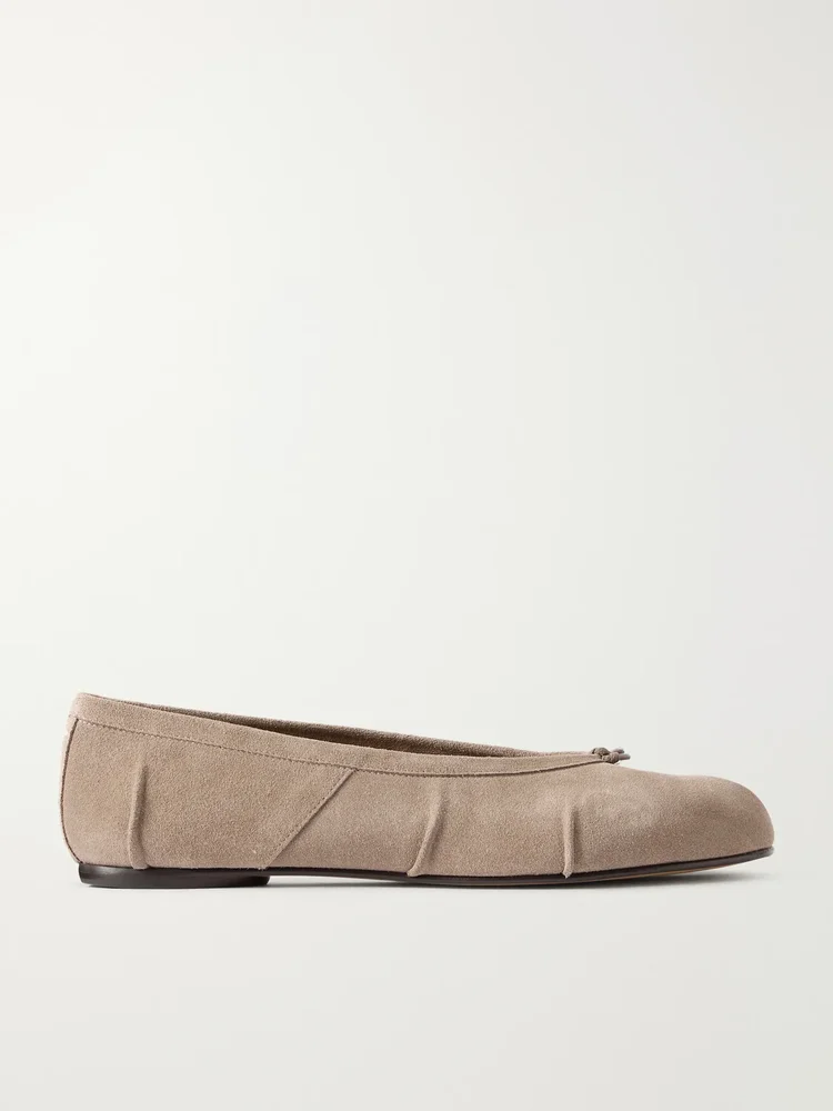 Tabi split-toe suede ballet flats