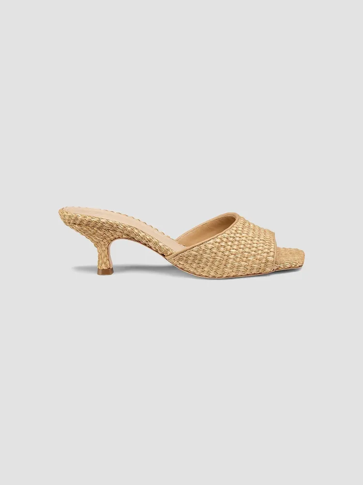 55MM Raffia Mules