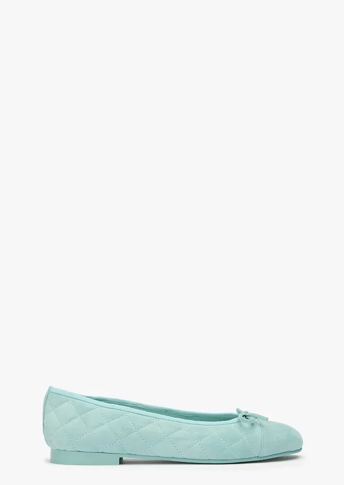 Roxie Turquoise Suede
